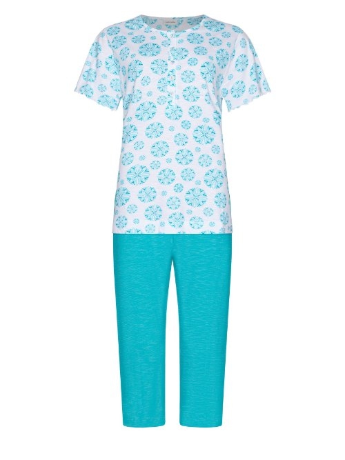 Pastunette Dames turquoise pyjama