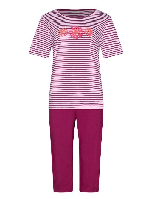Pastunette Dames donker rood pyjama