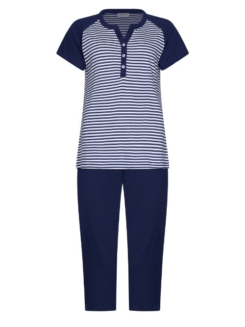 Pastunette Dames marine blauw pyjama