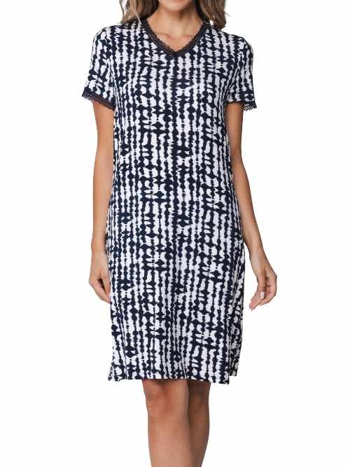 Pastunette Dames blauw nachthemd