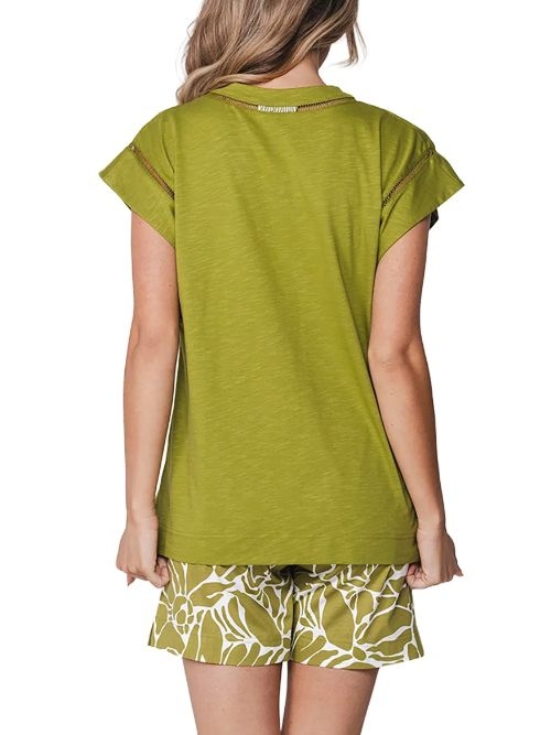 Pastunette Dames groen shortama