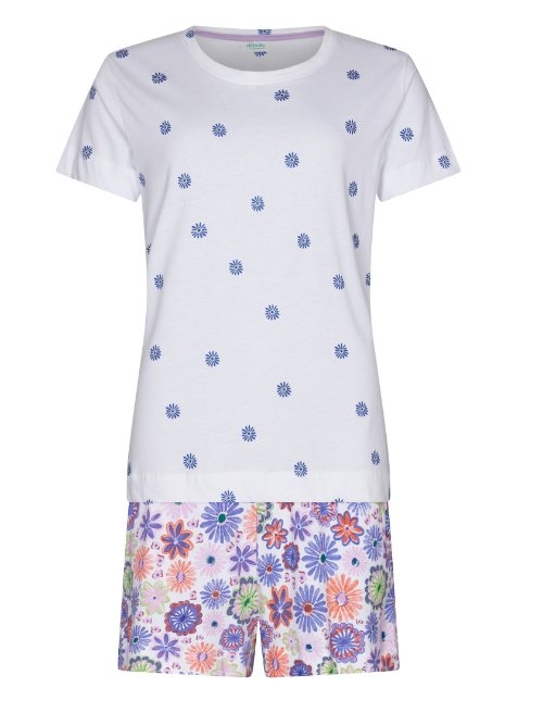 Rebelle Dames wit shortama