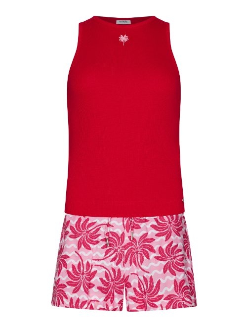 Rebelle Dames roze shortama