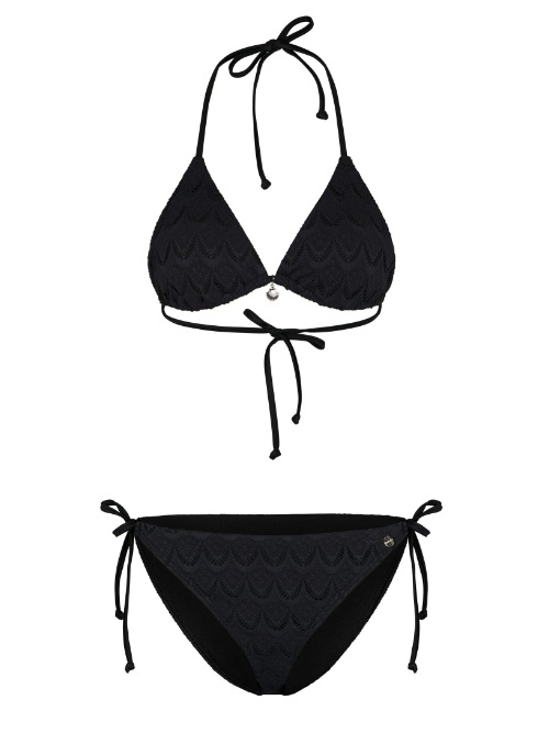 Rebelle Badmode zwart bikini set