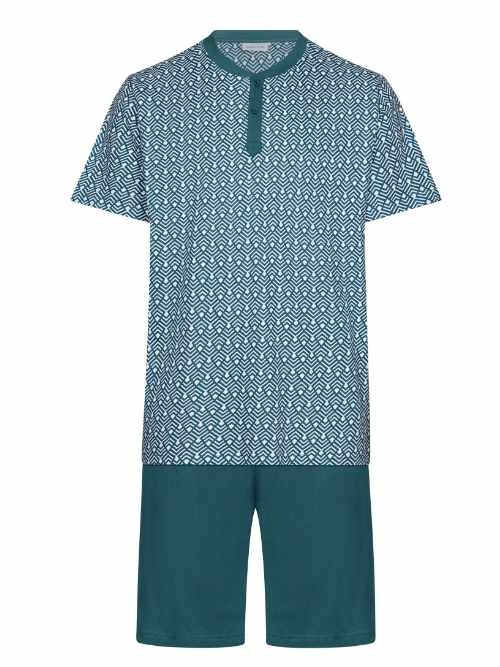 Pastunette Heren groen shortama