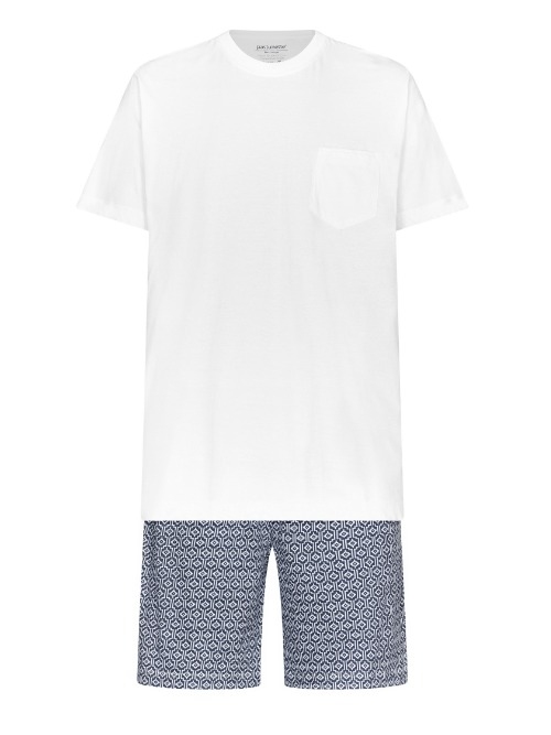 Pastunette Heren wit shortama