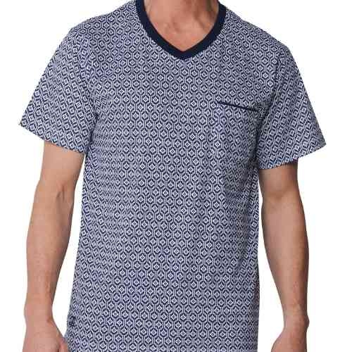 Pastunette Heren marine blauw shortama