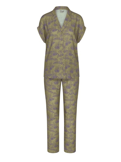 Triumph Boyfriend Fit groen pyjama
