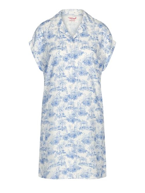 Triumph Boyfriend Fit blauw nachthemd