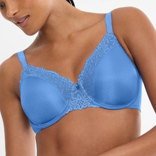 Triumph Ladyform Soft blauw voedings bh