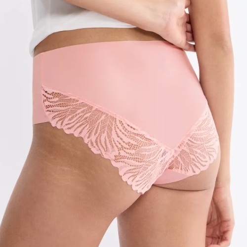 Triumph Pretty Micro roze high brief
