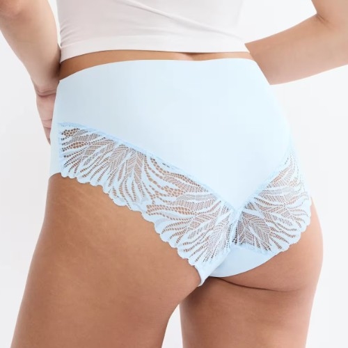 Triumph Pretty Micro blauw high brief