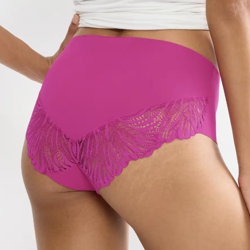 Triumph Pretty Micro plum high brief