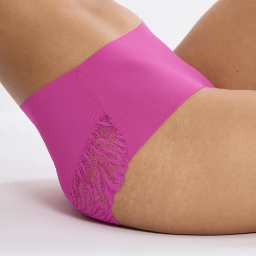 Triumph Pretty Micro plum high brief