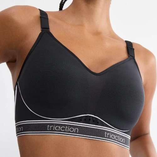 Triumph Triaction Cardio Breeze zwart sport bh