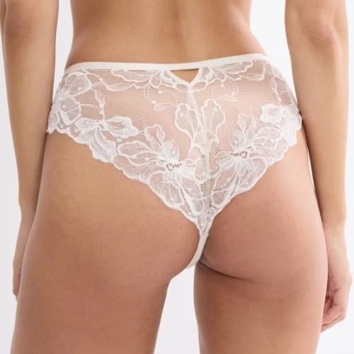 Triumph Gardenia Florale gebroken wit slip
