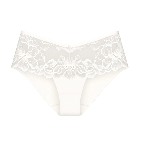 Triumph Gardenia Florale gebroken wit slip