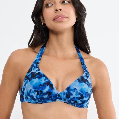 Triumph Swimwear Midnight Swim blauw voorgevormde bikinitop