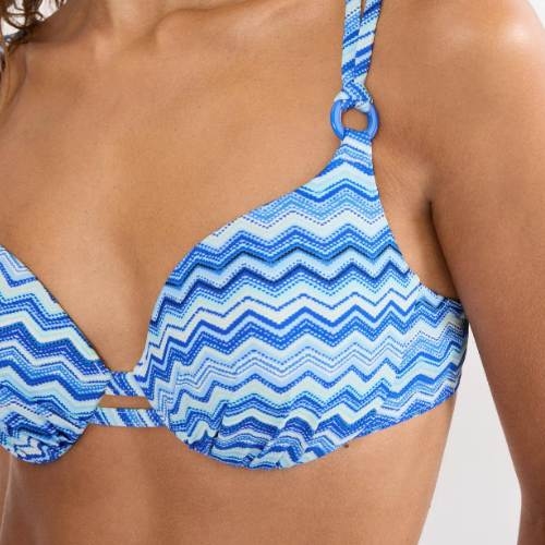 Triumph Swimwear Mix & Match blauw voorgevormde bikinitop