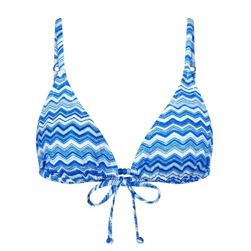 Triumph Swimwear Mix & Match blauw voorgevormde bikinitop