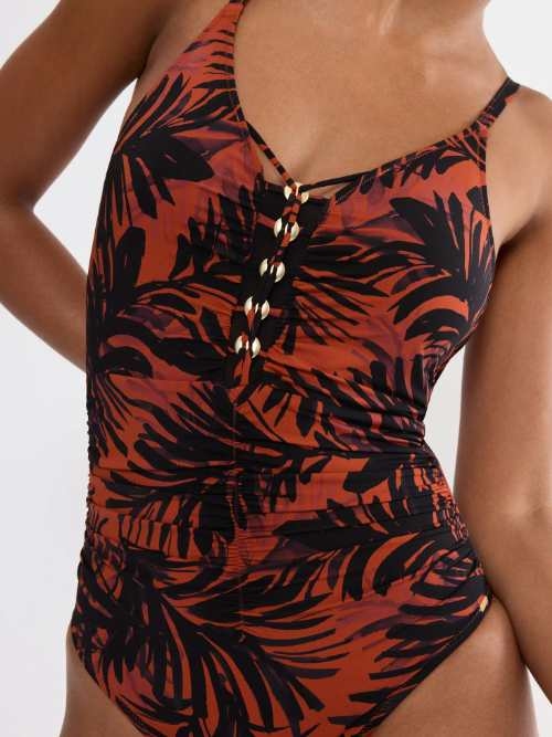 Triumph Swimwear Summer Palm bruin badpak