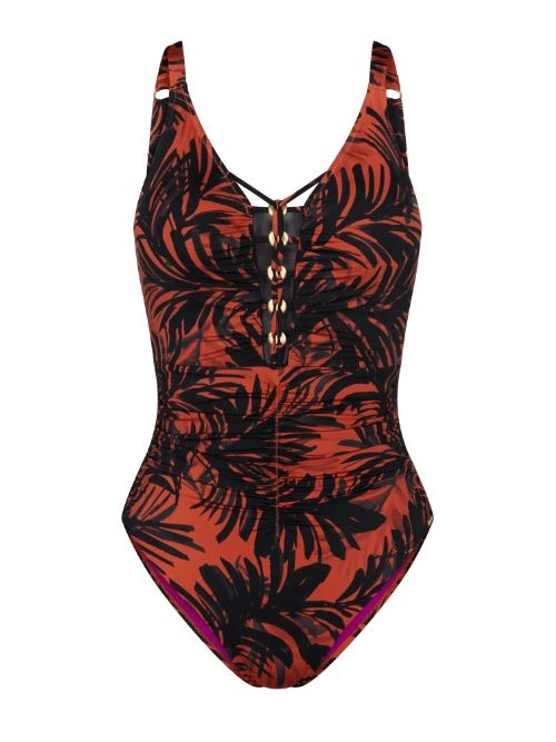 Triumph Swimwear Summer Palm bruin badpak