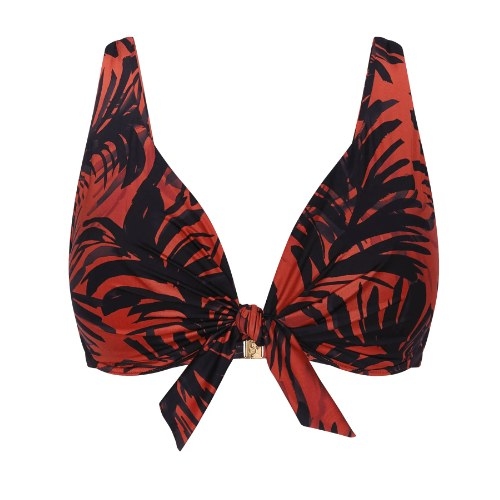 Triumph Swimwear Summer Palm bruin voorgevormde bikinitop