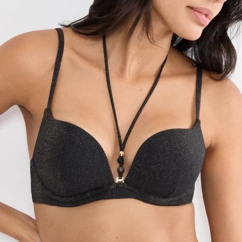 Triumph Swimwear Summer Sunset zwart voorgevormde bikinitop