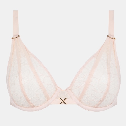Chantelle Xquisite roze niet voorgevormde bh