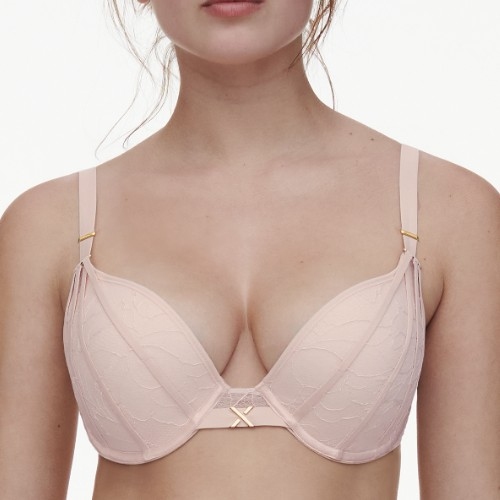 Chantelle Xquisite roze push up bh