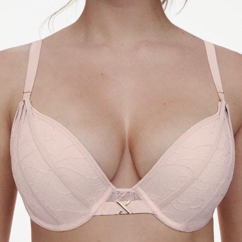 Chantelle Xquisite roze push up bh