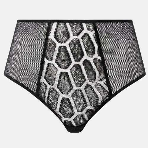 Chantelle Reptilia zwart high brief
