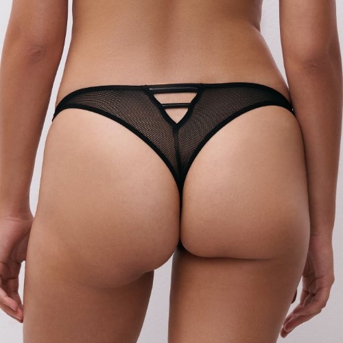 Chantelle Reptilia zwart slip