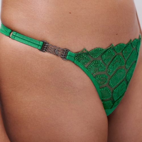 Chantelle Reptilia groen slip