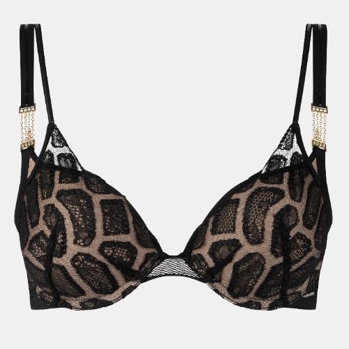 Chantelle Reptilia zwart push up bh