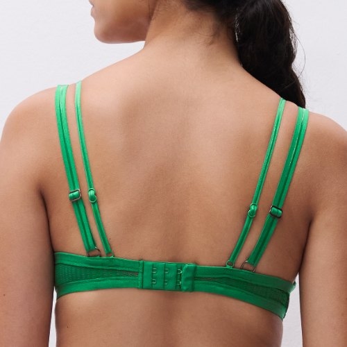 Chantelle Reptilia groen push up bh