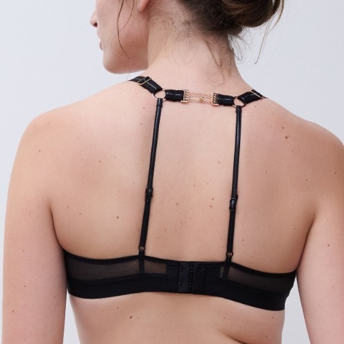 Chantelle Reptilia zwart wireless bh
