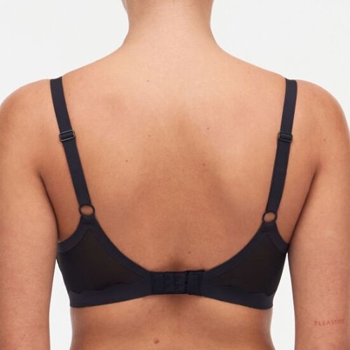 Chantelle Pure Light zwart niet voorgevormde bh