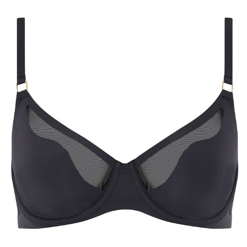 Chantelle Pure Light zwart niet voorgevormde bh