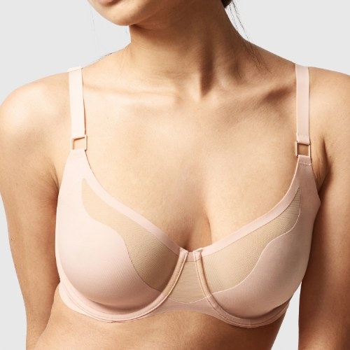 Chantelle Pure Light beige niet voorgevormde bh
