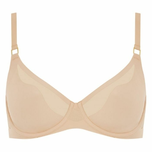 Chantelle Pure Light beige niet voorgevormde bh