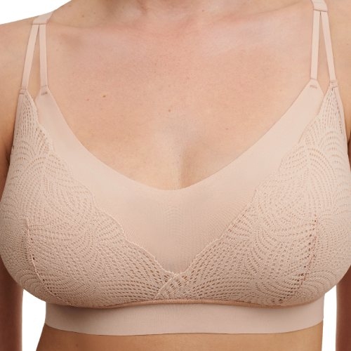 Chantelle SoftStretch beige voorgevormde bh