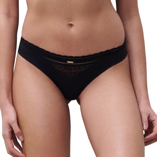 Chantelle Monogram zwart slip