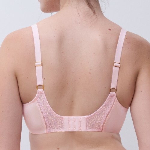 Chantelle Monogram roze niet voorgevormde bh