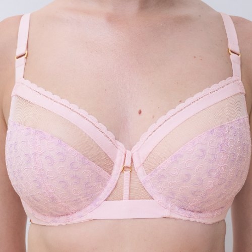 Chantelle Monogram roze niet voorgevormde bh