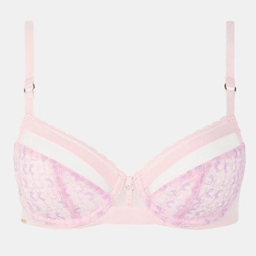 Chantelle Monogram roze niet voorgevormde bh