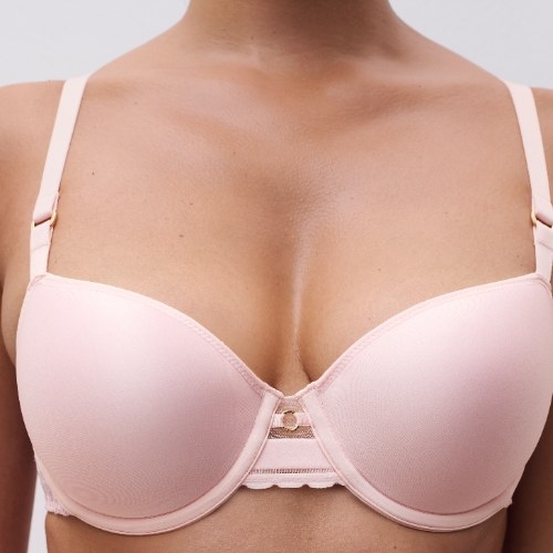 Chantelle Monogram roze voorgevormde bh