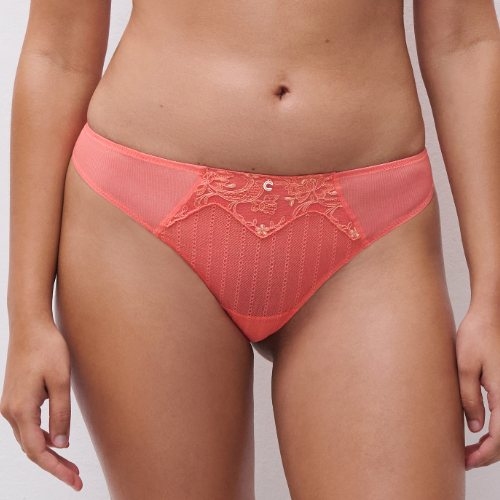 Chantelle Cabaret Sauvage coral slip