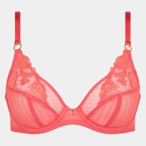 Chantelle Cabaret Sauvage coral niet voorgevormde bh