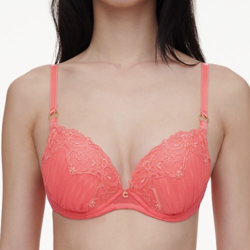 Chantelle Cabaret Sauvage coral voorgevormde bh
